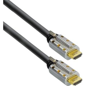 Actieve HDMI 2.0 Kabel - 4K 60Hz - Met Afneembare Connectorbehuizing - 15 meter - Zwart