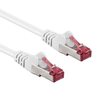 S/FTP CAT6A 10 Gigabit Netwerkkabel - CU - 5 meter - Wit