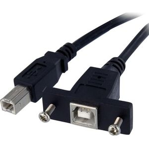 StarTech 30cm Inbouwpaneel USB-kabel B naar B - F/M