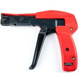 Kabelbindertang - Voor Kunststof binders tot 4,8mm breed - Zwart/Rood