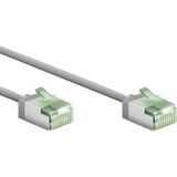 FTP CAT8.1 Slimline 40 Gigabit Netwerkkabel - CU - Ultraflex - 3 meter - Grijs