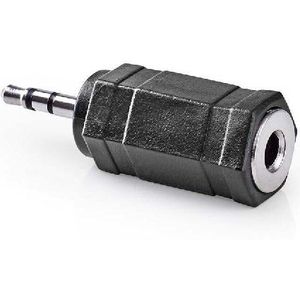 3,5mm (v) - 2,5mm Stereo Jack (m) Adapter - Zwart
