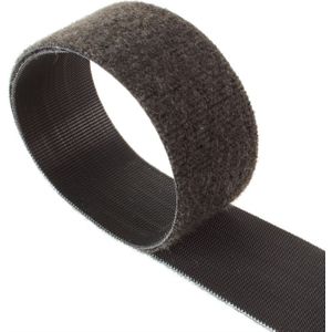 VELCRO® One Wrap® Klittenband - 16 mm breed - 25 meter - vlamvertragend - Zwart