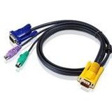 Aten 2L-5203P VGA PS/2 KVM kabel 3m