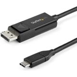 StarTech USB-C naar DP 1.2 kabel - bidirectioneel 4K - 2 meter
