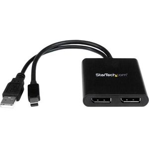 StarTech Mini DisplayPort naar DisplayPort multi-monitor splitter - 2 poorts MST hub