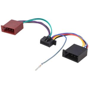 ISO kabel voor JVC en Kenwood autoradio - 16-pins - 0,15 meter