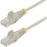 StarTech 0,5 meter CAT6 Gigabit Netwerkkabel Slim grijs