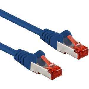 S/FTP CAT6 Gigabit Netwerkkabel - CU - 1 meter - Blauw