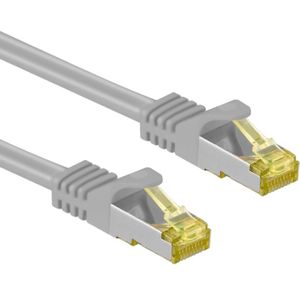 S/FTP CAT7 10 Gigabit Netwerkkabel - CU - 0,5 meter - Grijs