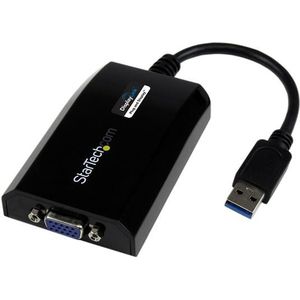 StarTech USB 3.0 naar VGA Adapter - Full HD 60Hz - 0,1 meter - Zwart