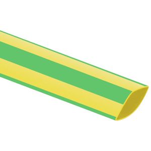 Krimpkous - 2:1 - 19,1 naar 9,55mm - 1 meter - Geel-groen