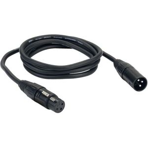 DAP Audio XLR kabel 10m - Microfoon Kabel XLR - 10m (Zwart)