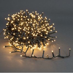 Kerstverlichting cluster 1000 led-lampjes 20 meter (warm wit) -  Kerstverlichting kopen? | Kerstboomverlichting | beslist.nl