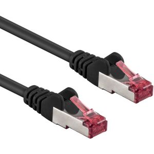 S/FTP CAT6A 10 Gigabit Netwerkkabel - CU - 50 meter - Zwart
