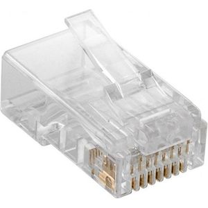 RJ45 Stekker - CAT6 - UTP - 8P8C - Transparant - 50 stuks