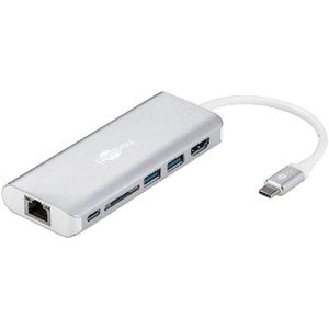 USB 3.1 C Multiport-Dock Grijs