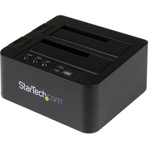 StarTech 2,5 en 3,5 inch SATA Harde-schijfduplicator en -wisser - USB 3.2 Gen 2 - 28 GB/min