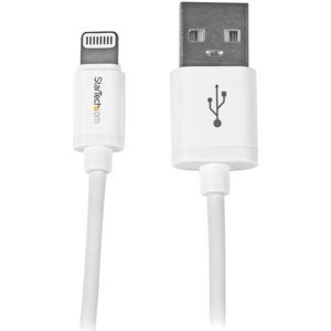 StarTech USB-A naar Lightning Kabel voor Apple - 1 meter - Wit