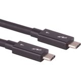 UltraFlex USB-C naar USB-C kabel - USB4 (tot 40 Gbit/s) - PD tot 100W - video tot 8K 60Hz / zwart - 2 meter