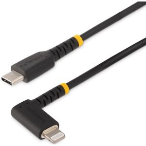 StarTech 1 meter Duurzame USB-C naar Lightning Kabel - Haaks