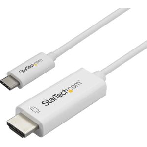 StarTech 1 meter USB-C naar HDMI kabel - 4K 60Hz video kabel wit