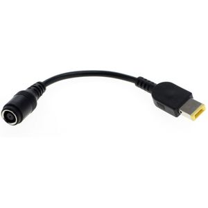 Adapterkabel voor Lenovo ThinkPad Lader - 0,15 meter - Zwart