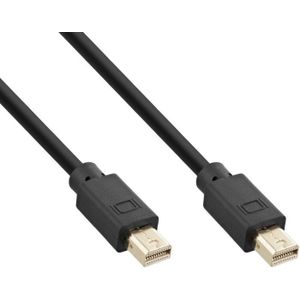 InLine Mini DisplayPort 1.4 Kabel 8K 60Hz Zwart 1 meter