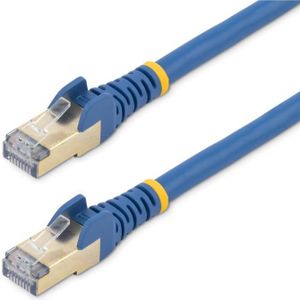 StarTech 5 meter CAT6A 10 Gigabit Netwerkkabel - blauw - RJ45 - koper