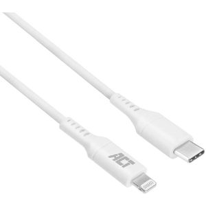 USB C naar Lightning kabel 1 meter wit