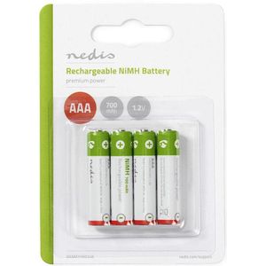 4x Oplaadbare batterij AAA - 700mAh