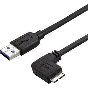 StarTech Slanke Micro USB 3.0 kabel haaks naar rechts - 2m