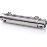 XLR 3-pin Koppelstuk - XLR (v) - XLR (v) - Metaal