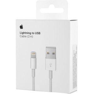 Originele Apple Lightning USB kabel 2m Wit MD819ZM/A - Shop