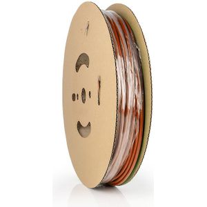 Krimpkous met lijm - 3:1 - 4,8 naar 1,5mm - 75 meter - Bruin