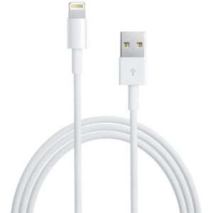 Originele Apple Lightning USB kabel 1m Wit MXLY2ZM/A - Bulk