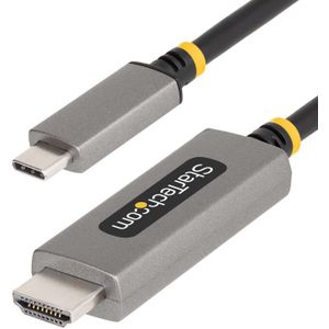 StarTech USB-C naar HDMI kabel - 8K 30Hz - Premium - 1 meter - Zwart/Zilver
