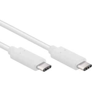 USB-C Oplaad- en datakabel voor Apple iPhone 15 Pro - USB 3.0 - 1 meter - Wit
