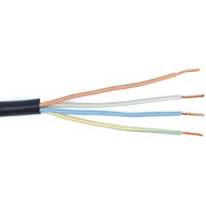 Neopreen kabel H07RN-F 4 x 2,5mm² per meter