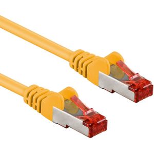 S/FTP CAT6 Gigabit Netwerkkabel - CU - 5 meter - Geel