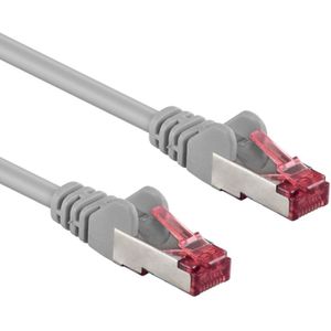 S/FTP CAT6A 10 Gigabit Netwerkkabel - CU - 50 meter - Grijs