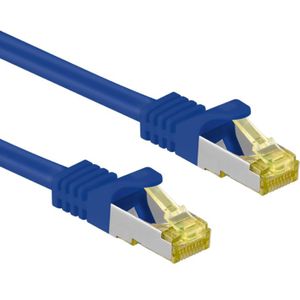 Wentronic 91574 - Cat 7 STP-kabel - RJ45 - 0.5 m - Blauw