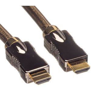 HDMI 2.0A Kabel - Dubbel Afgeschermd - 4K 60Hz - 2 meter - Zwart