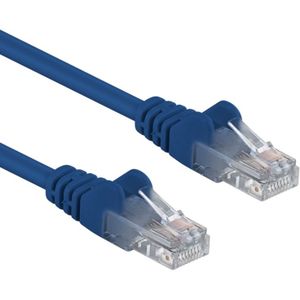 UTP CAT6A 10 Gigabit Netwerkkabel - CU - 1 meter - Blauw