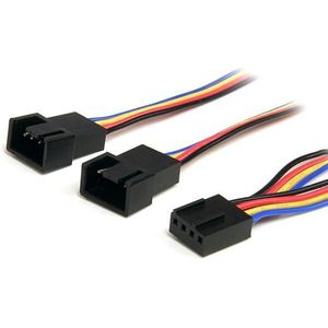 StarTech 30cm 4-pins Splitterkabel Y-adapter voor Ventilatorvoeding - F/M