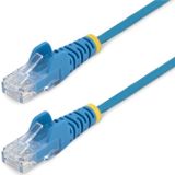 StarTech 0,5 meter CAT6 Gigabit Netwerkkabel Slim blauw