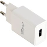 USB Voedingsadapter - 10W - Geschikt voor Samsung, Apple, Huawei e.d. - Wit