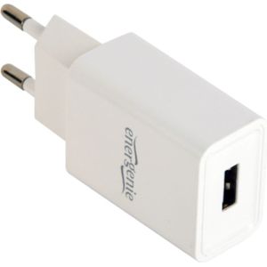 USB Voedingsadapter - 10W - Geschikt voor Samsung, Apple, Huawei e.d. - Wit