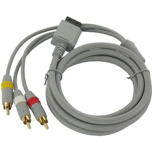 Composiet AV Kabel Geschikt Voor Nintendo Wi - Wii Mini en Wii-U / Grijs - 1,5 Meter