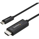 StarTech 1 meter USB-C naar HDMI kabel 4K 60Hz video kabel zwart